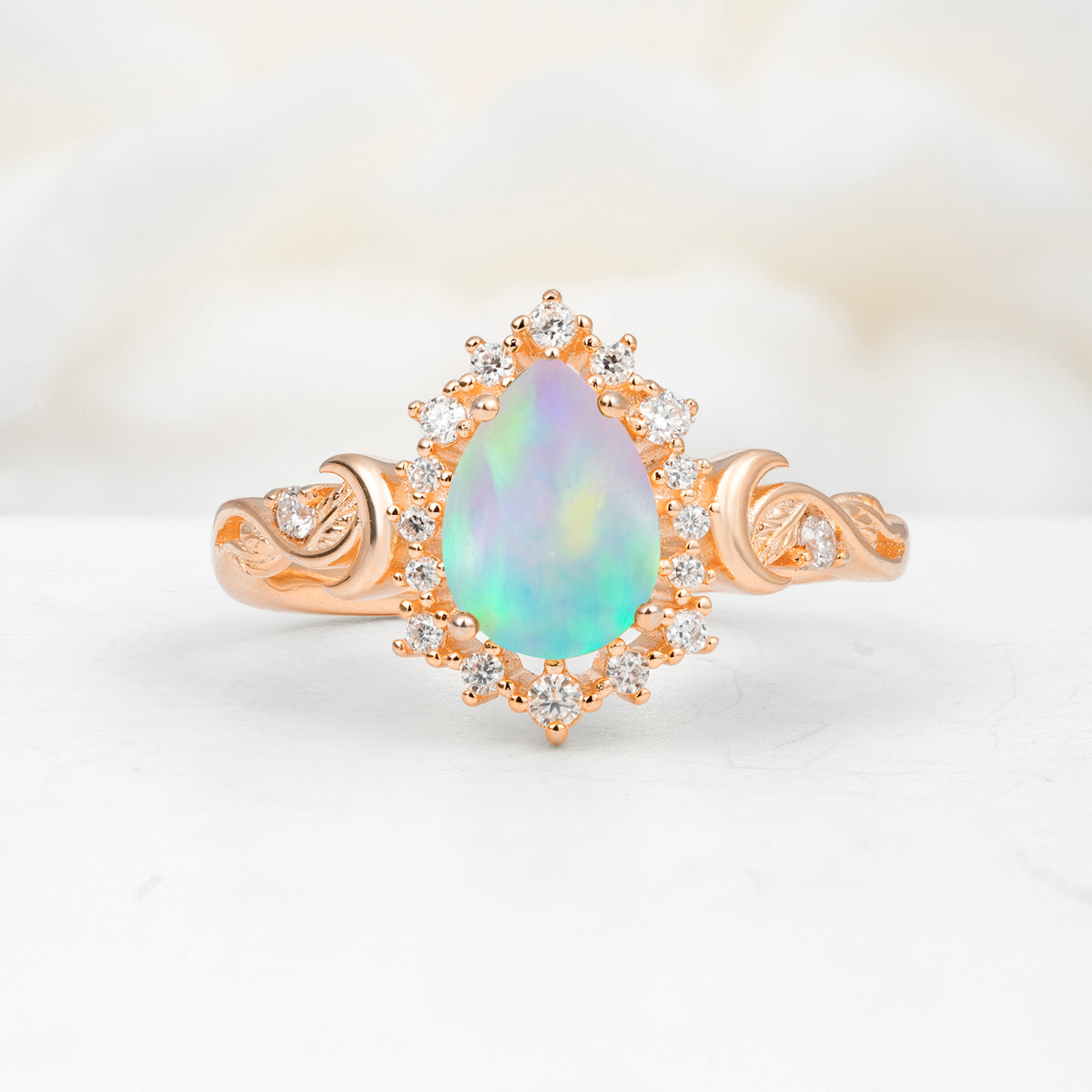 SR17590 Fire Opal Ring - Additional view