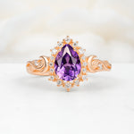 SR17590 Amethyst Ring - Additional view