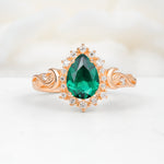 SR17590 Emerald Ring - Additional view