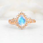 SR17590 Moonstone Ring - Additional view