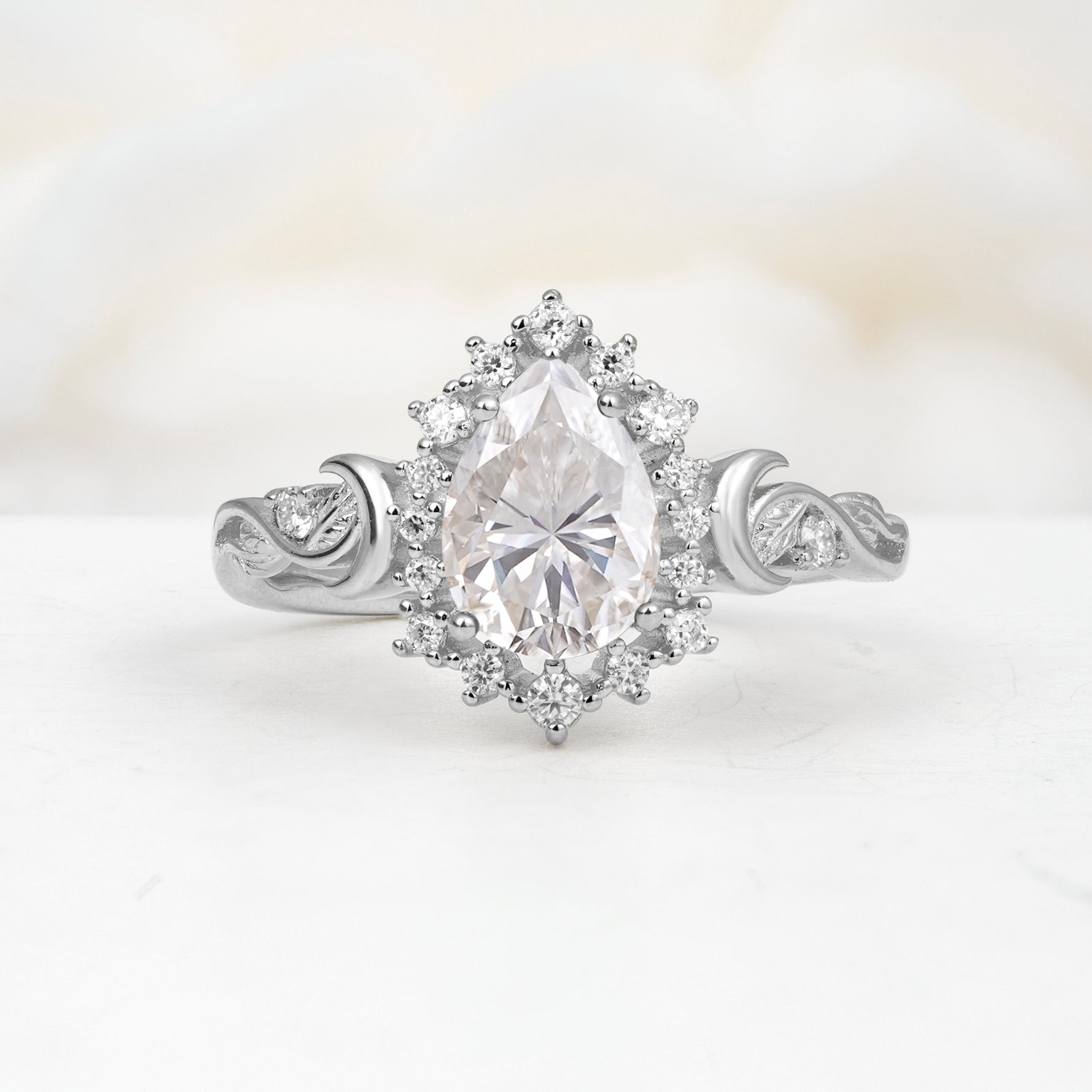SR17590 Moissanite Ring - Additional view