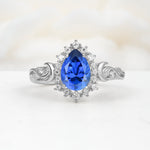 SR17590 Sapphire Ring - Additional view