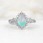 SR17590 Fire Opal Ring - Additional view