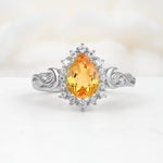 SR17590 Citrine Ring - Additional view