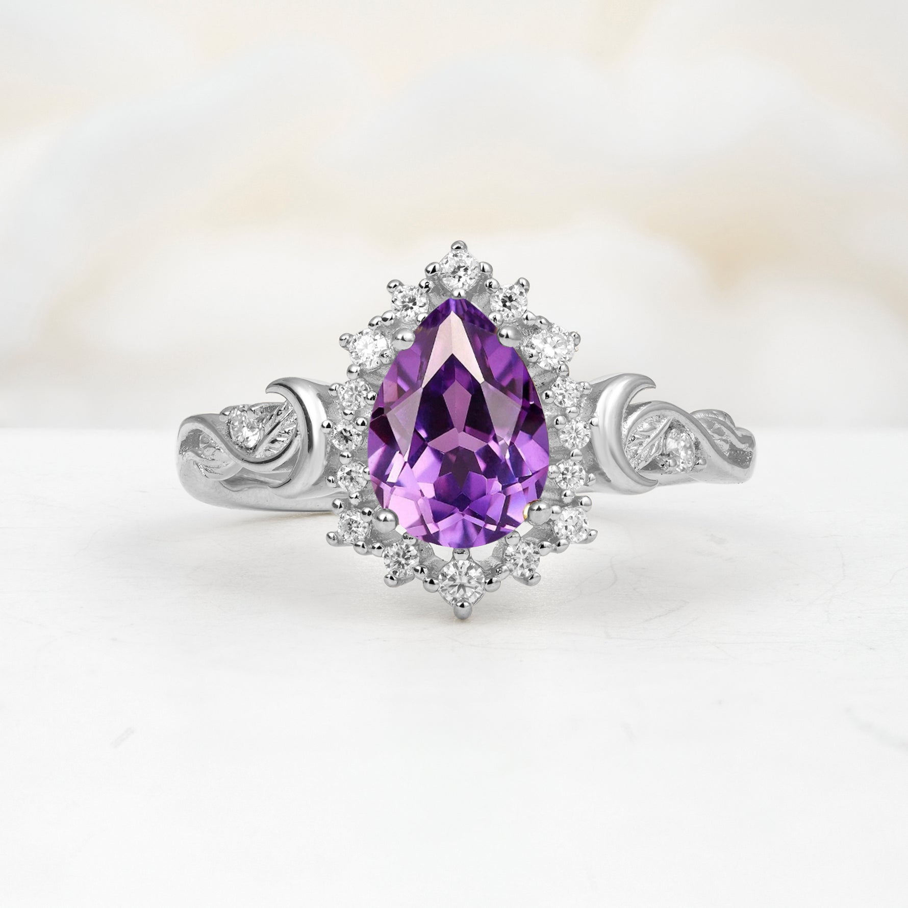 SR17590 Amethyst Ring - Additional view
