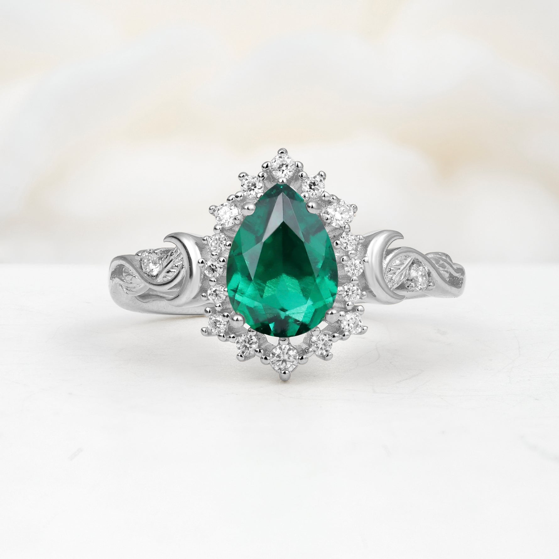 SR17590 Emerald Ring - Additional view
