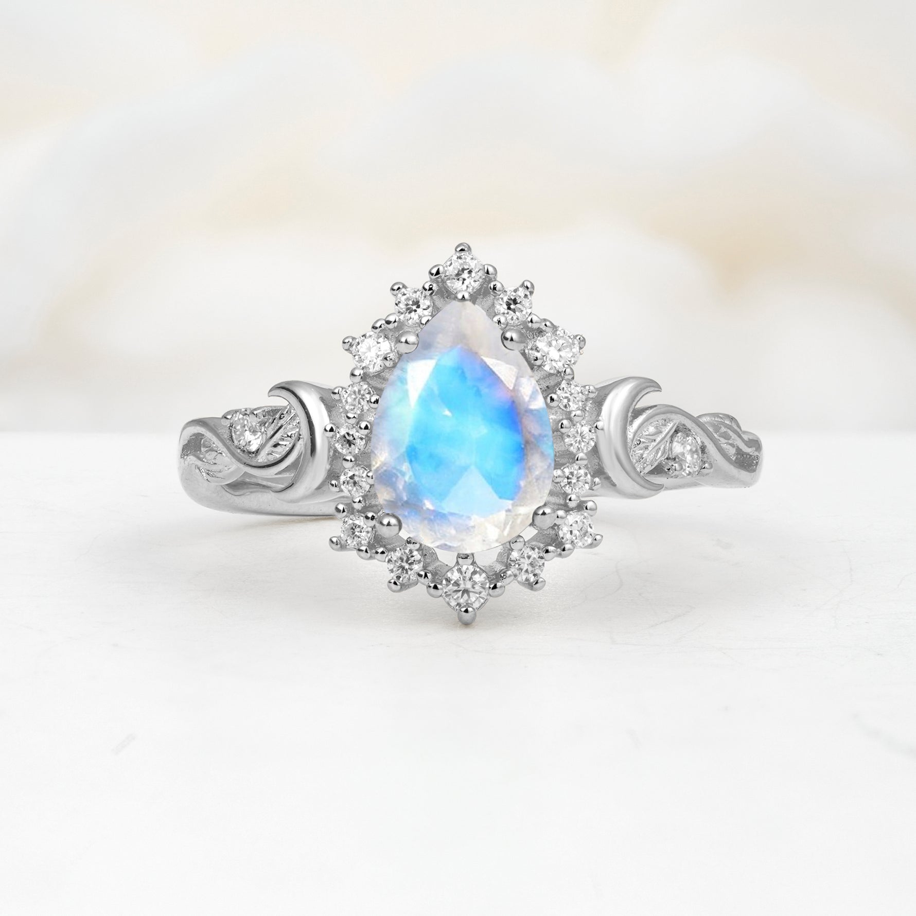 SR17590 Moonstone Ring - Additional view