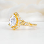 SR17590 Moissanite Ring - White-Gold