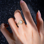 SR17590 Moissanite Ring - Rose-Gold