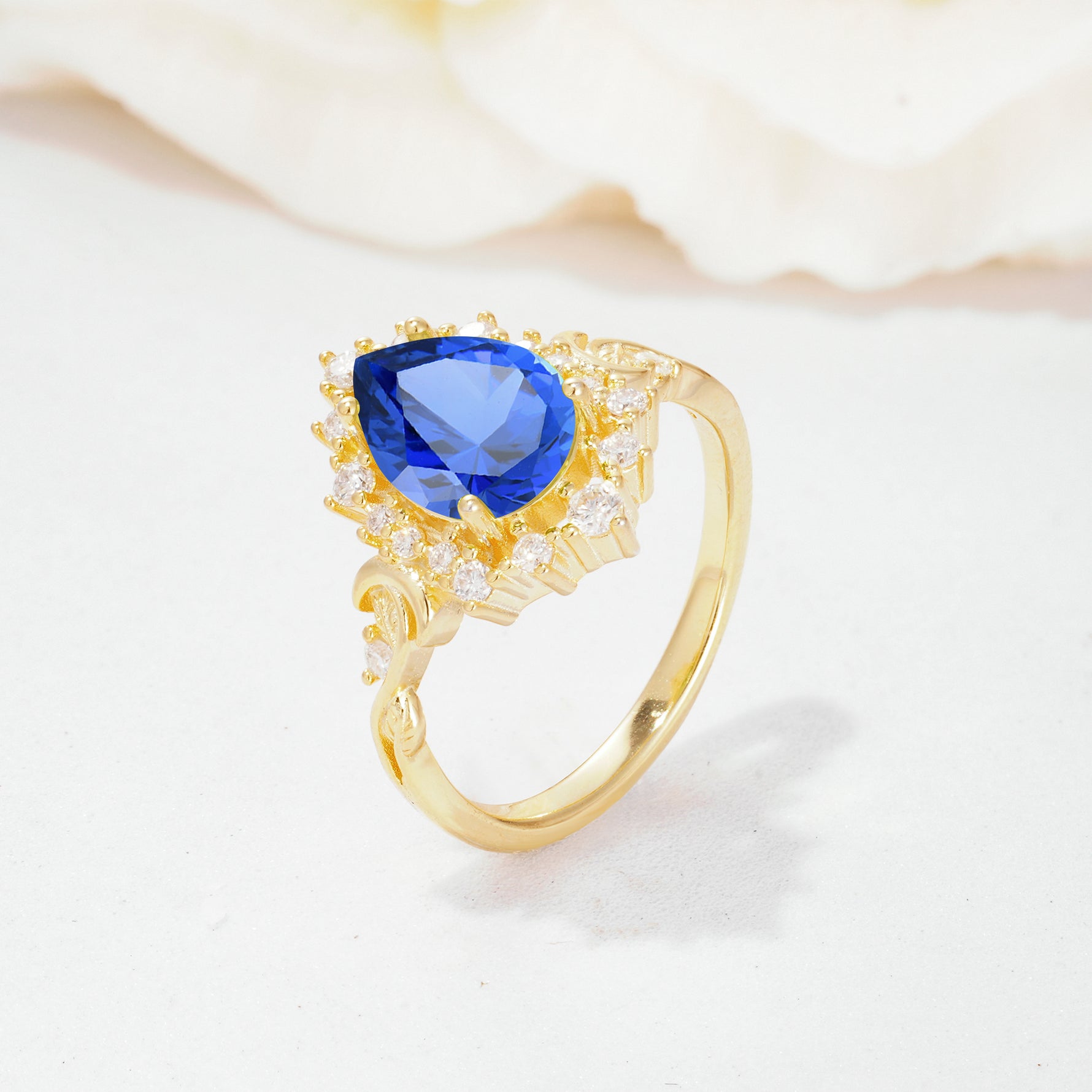 SR17590 Sapphire Ring - Additional view