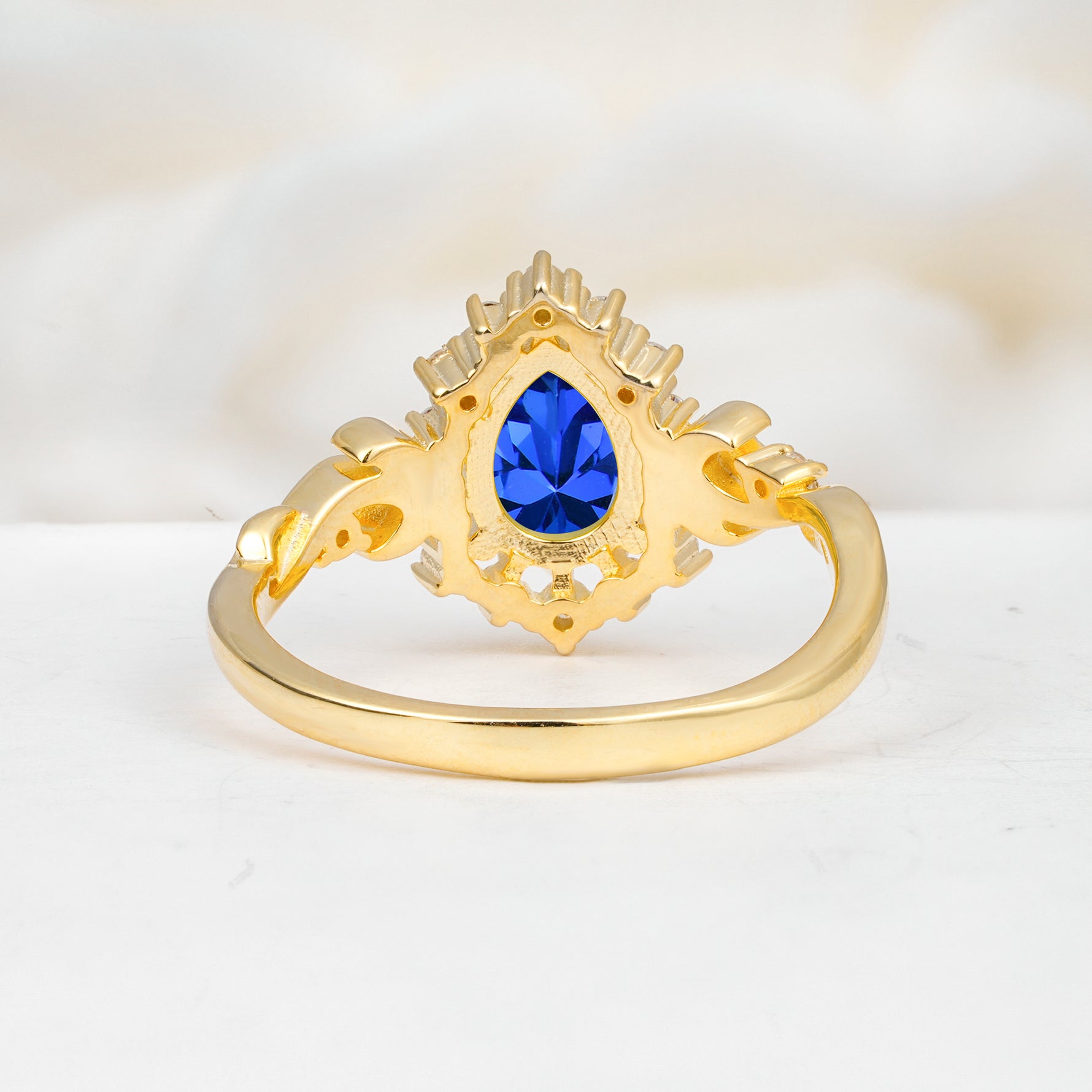 SR17590 Sapphire Ring - Additional view