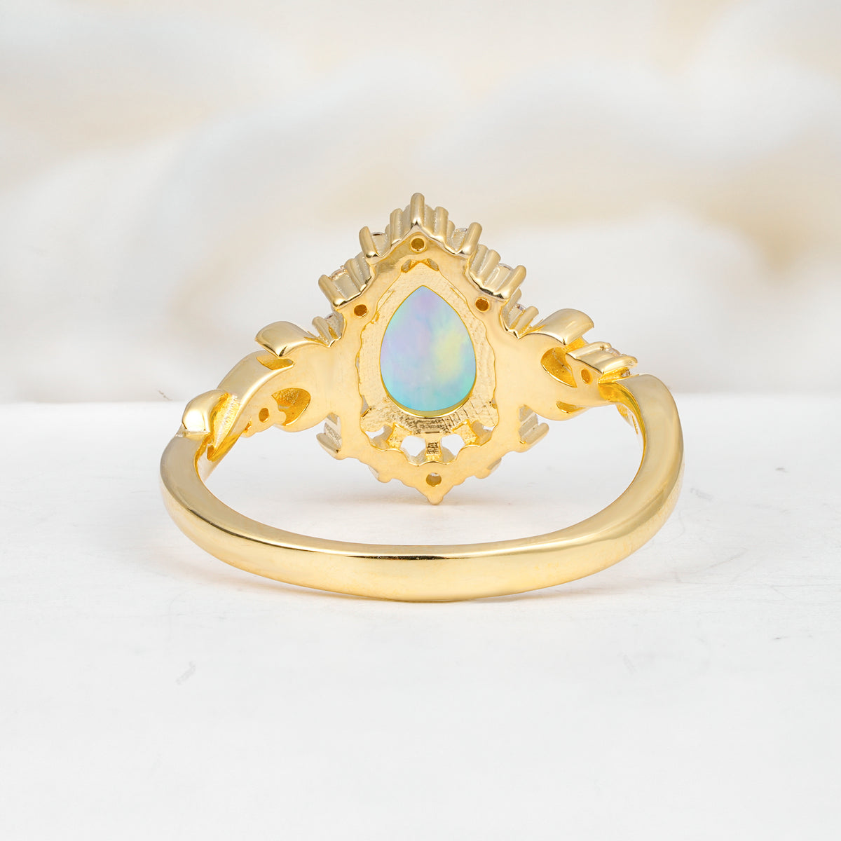 SR17590 Fire Opal Ring - Additional view