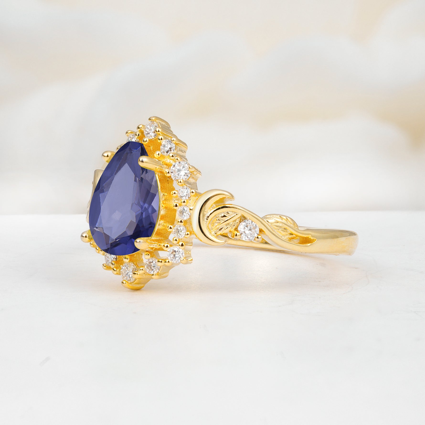 SR17590 Tanzanite Ring - White-Gold