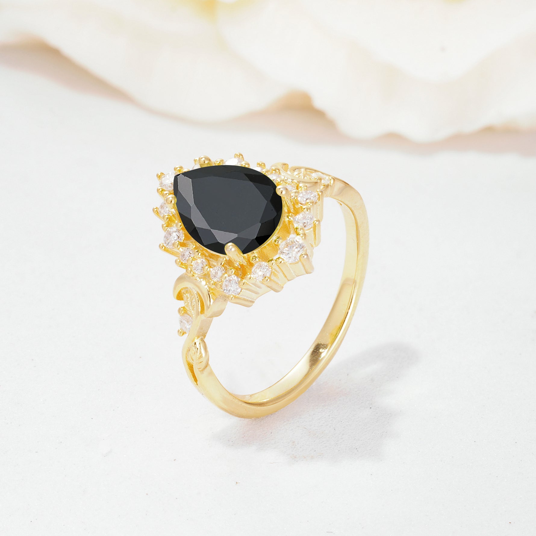 SR17590 Black Onyx Ring - Additional view