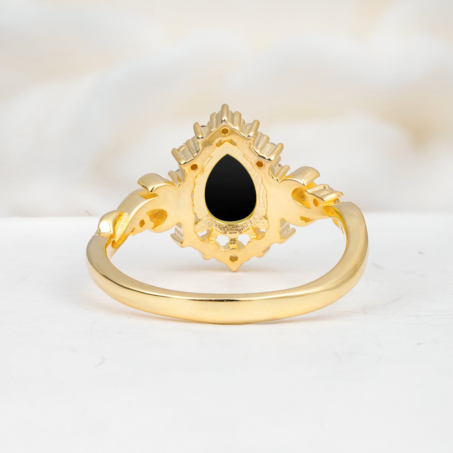 SR17590 Black Onyx Ring - Additional view