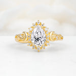 SR17590 Lab Diamond Ring - Yellow-Gold
