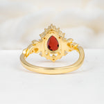 SR17590 Garnet Ring - Additional view