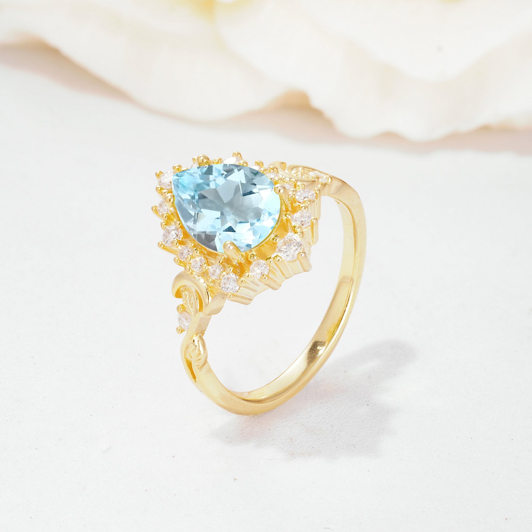 SR17590 Aquamarine Ring - Additional view
