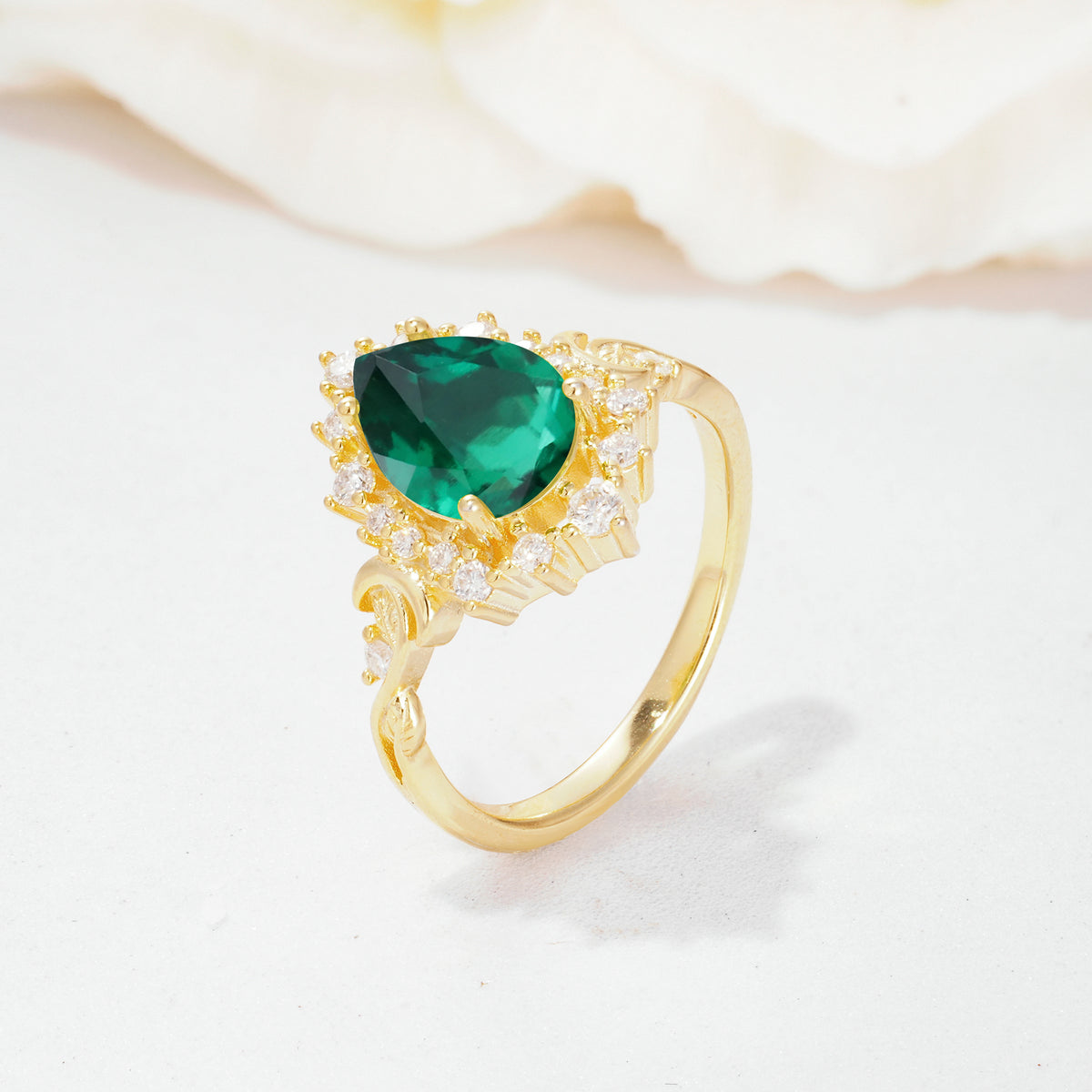 SR17590 Emerald Ring - Additional view