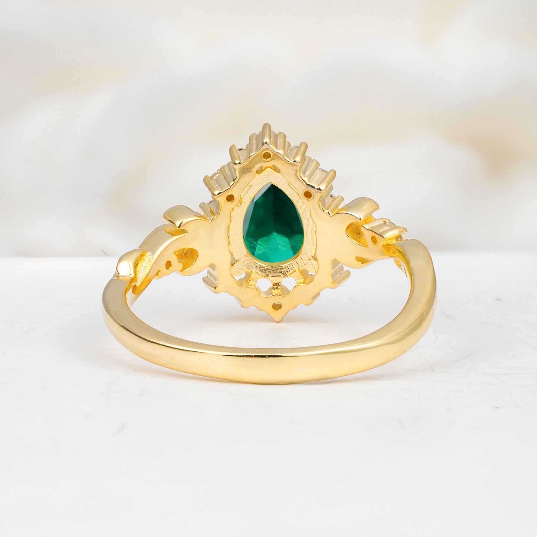 SR17590 Emerald Ring - Additional view