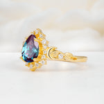 SR17590 Alexandrite Ring - White-Gold