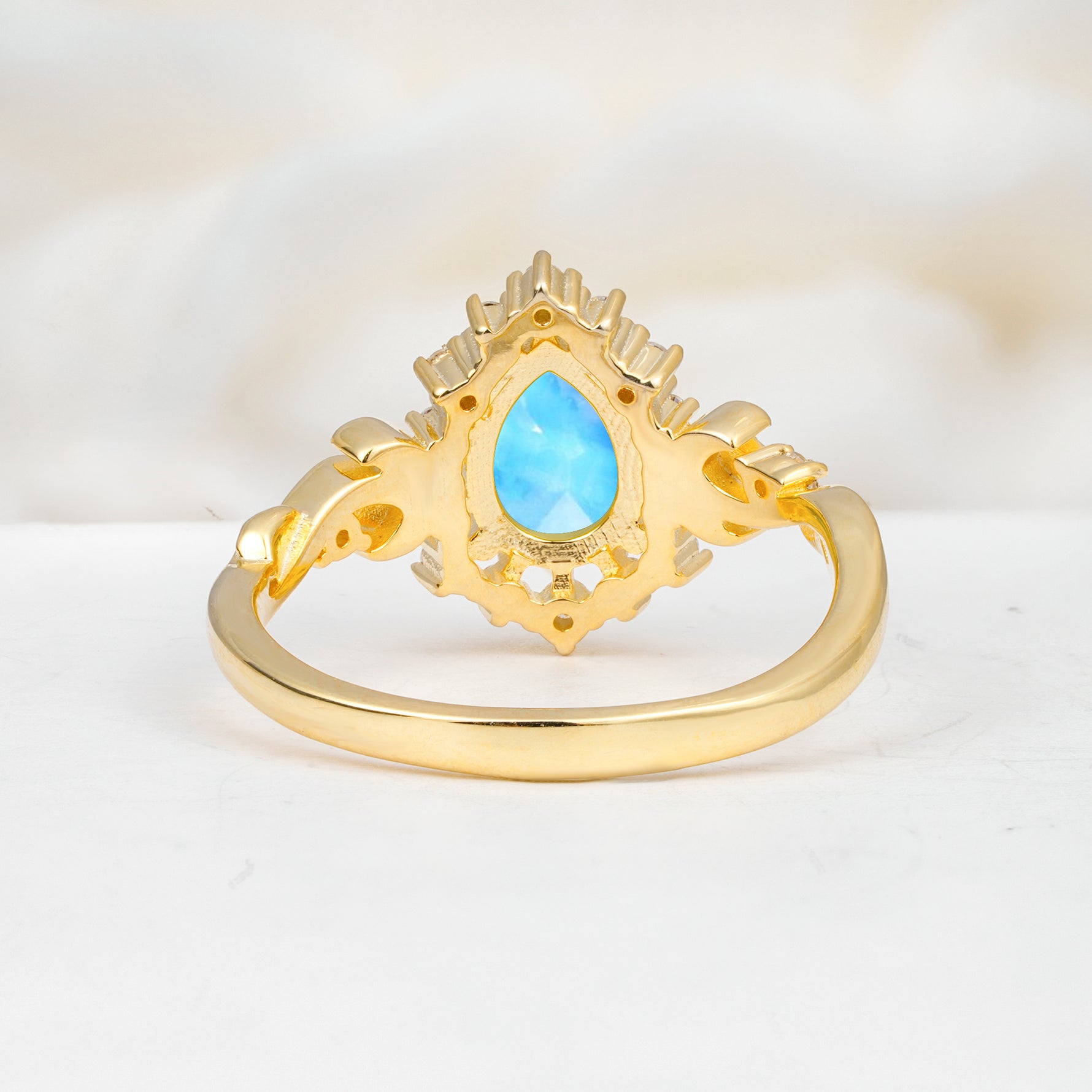 SR17590 Moonstone Ring - Additional view