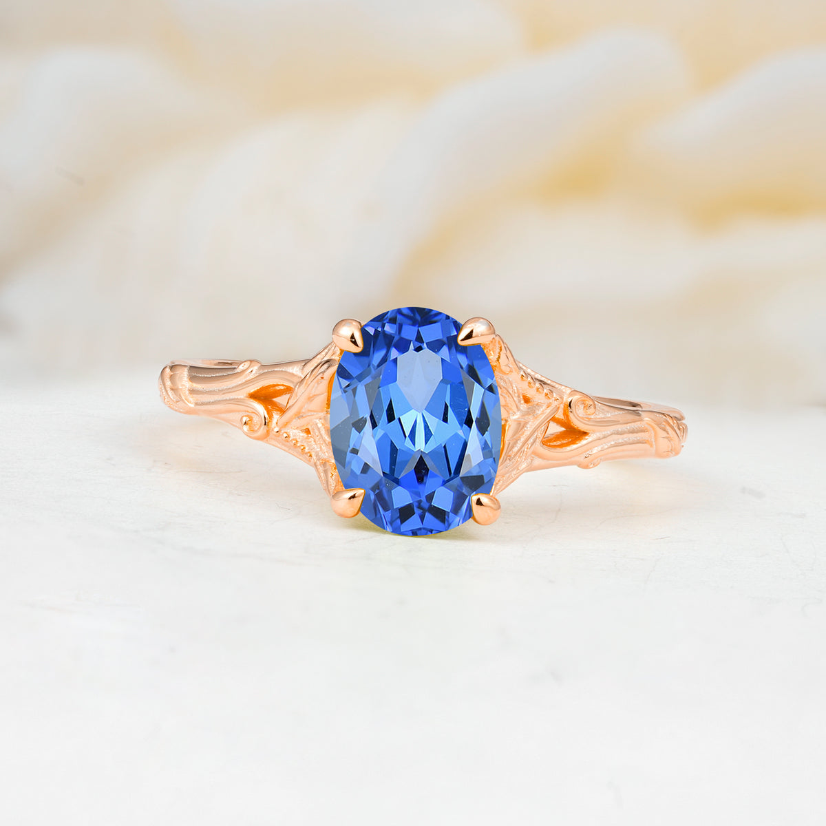 SR17592 Sapphire Ring - Additional view