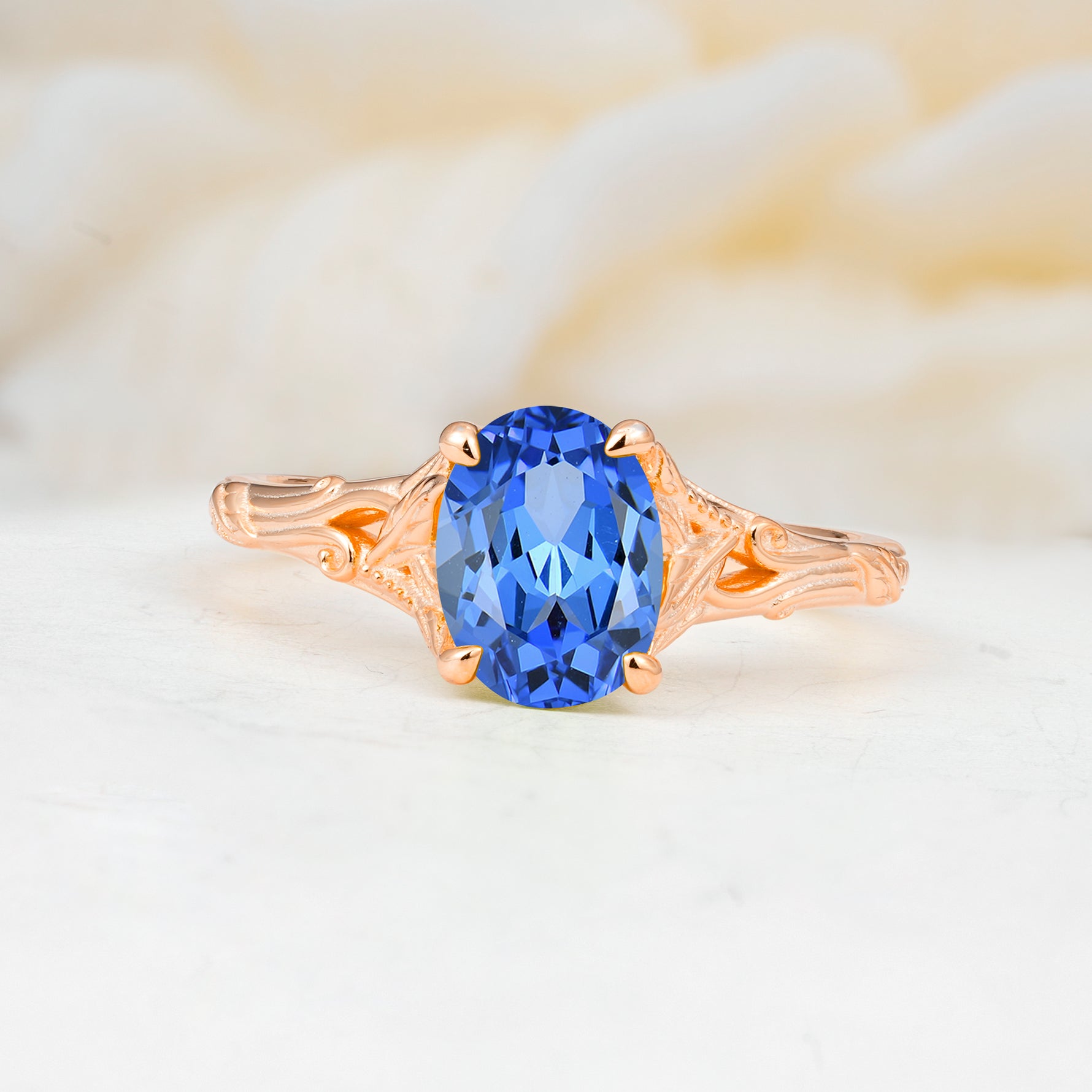 SR17592 Sapphire Ring - Additional view