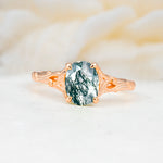 SR17592 Moss Agate Ring - Additional view
