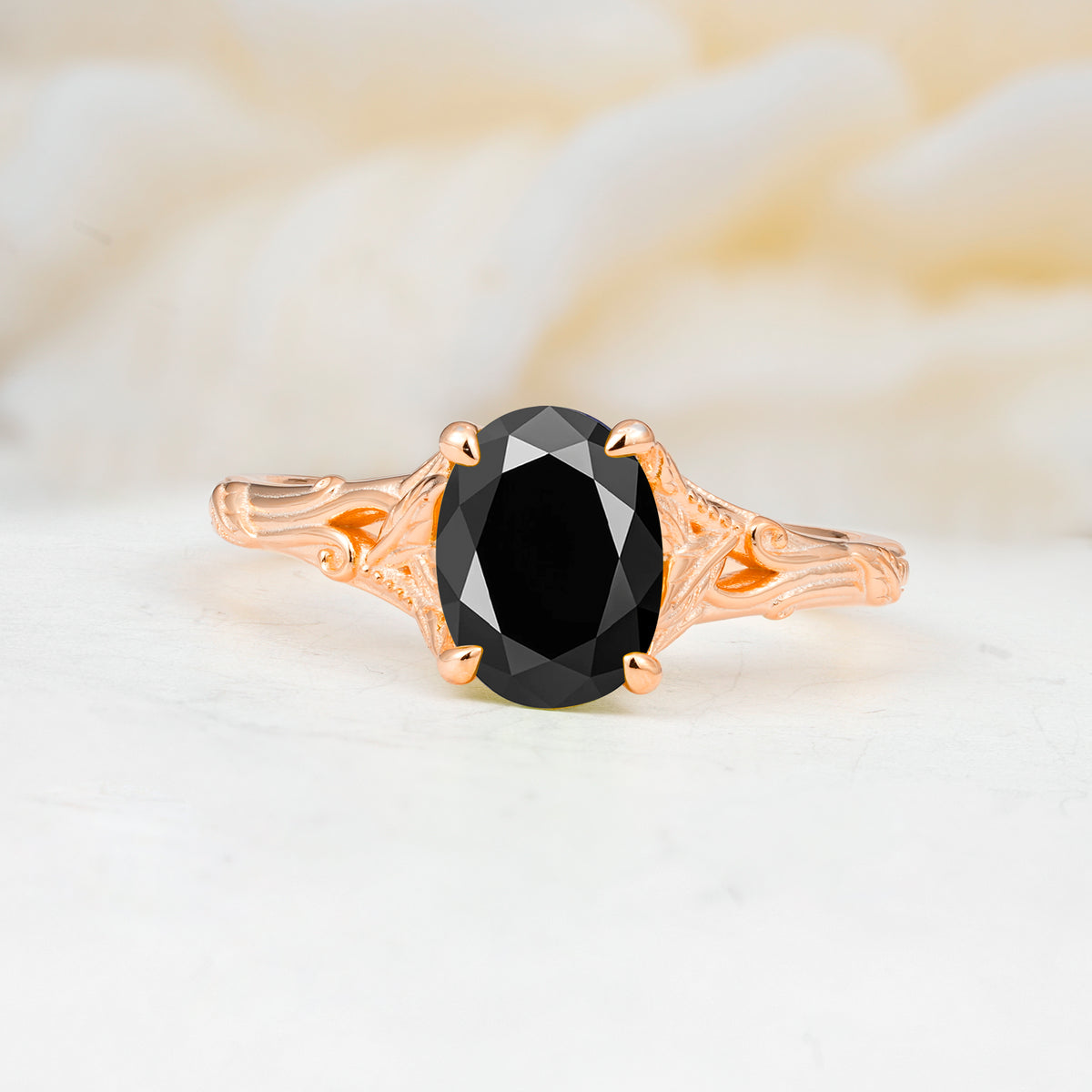 SR17592 Black Onyx Ring - Additional view