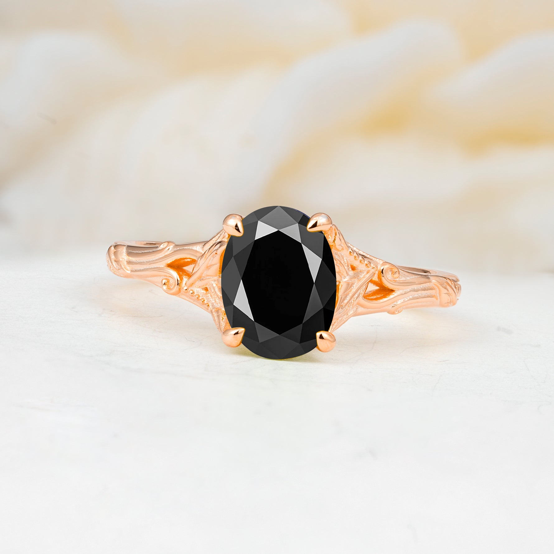 SR17592 Black Onyx Ring - Additional view