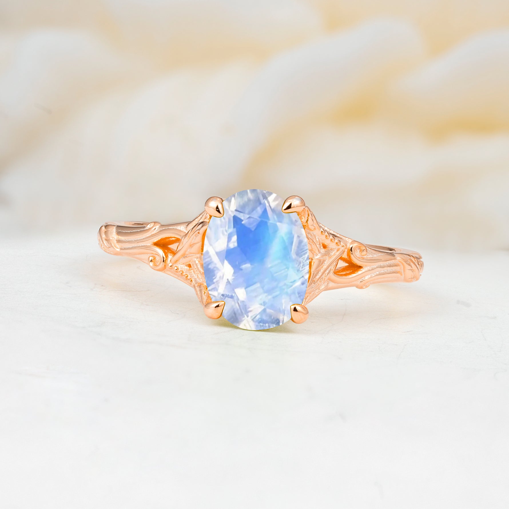 SR17592 Moonstone Ring - Additional view