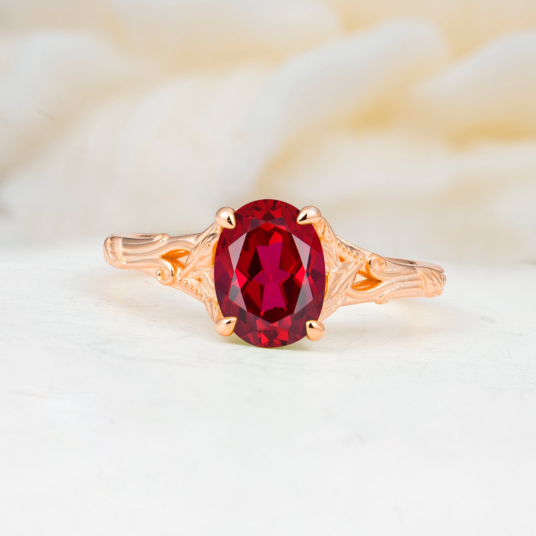 SR17592 Ruby Ring - Additional view