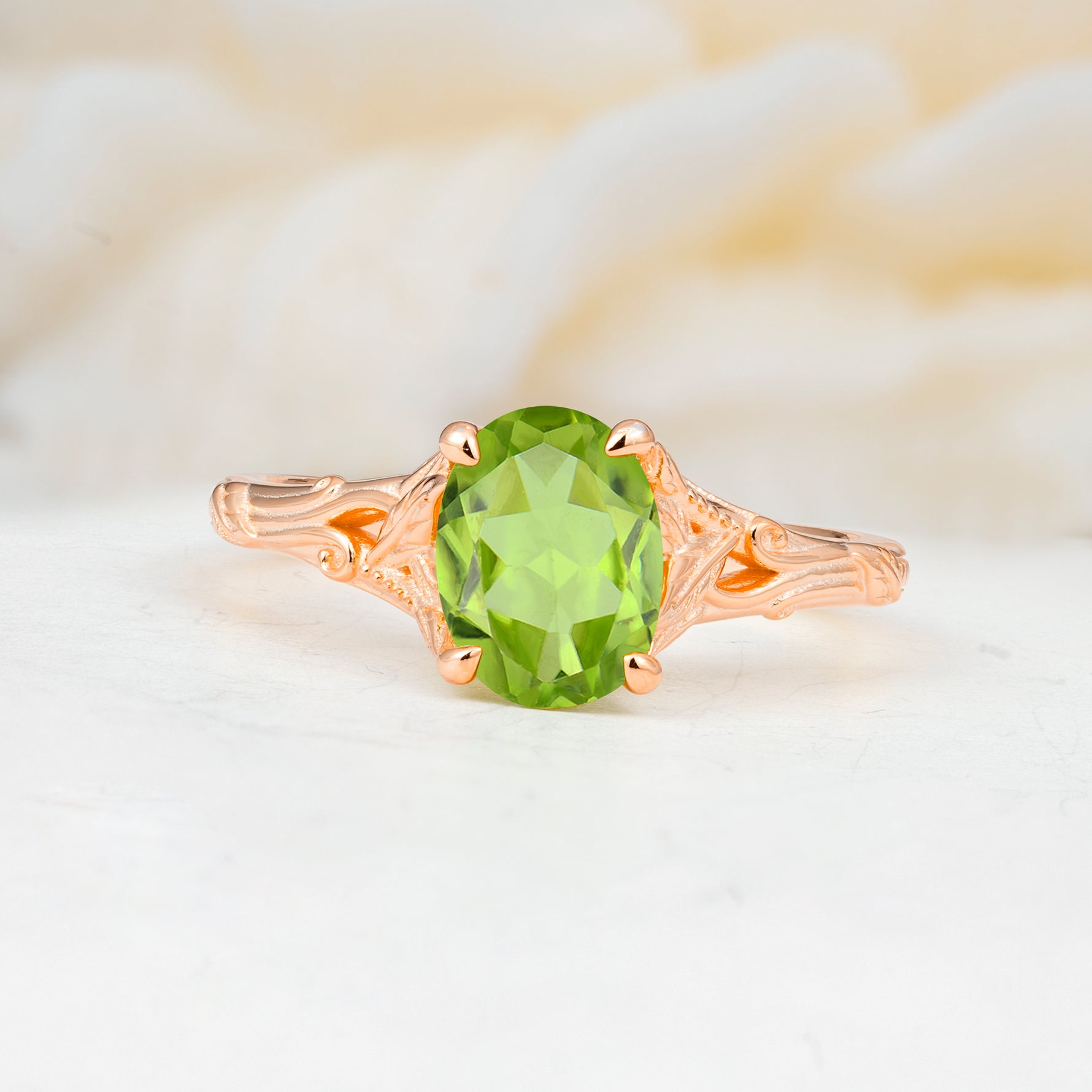 SR17592 Peridot Ring - Additional view