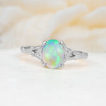 SR17592 Fire Opal Ring - Additional view