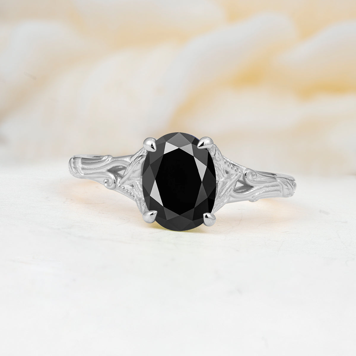 SR17592 Black Onyx Ring - Additional view