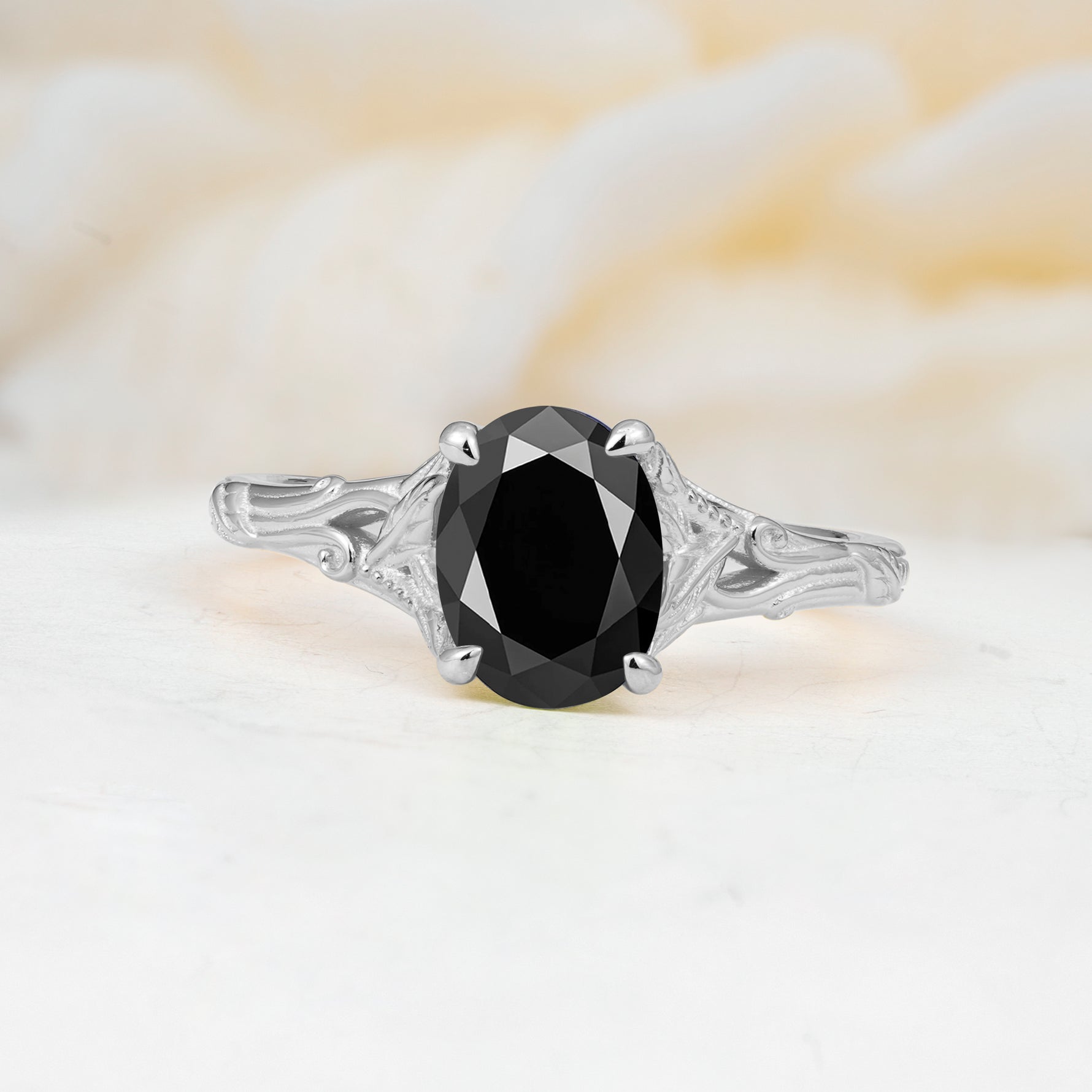 SR17592 Black Onyx Ring - Additional view