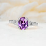 SR17592 Amethyst Ring - Additional view