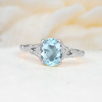 SR17592 Aquamarine Ring - Additional view