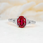 SR17592 Ruby Ring - Additional view