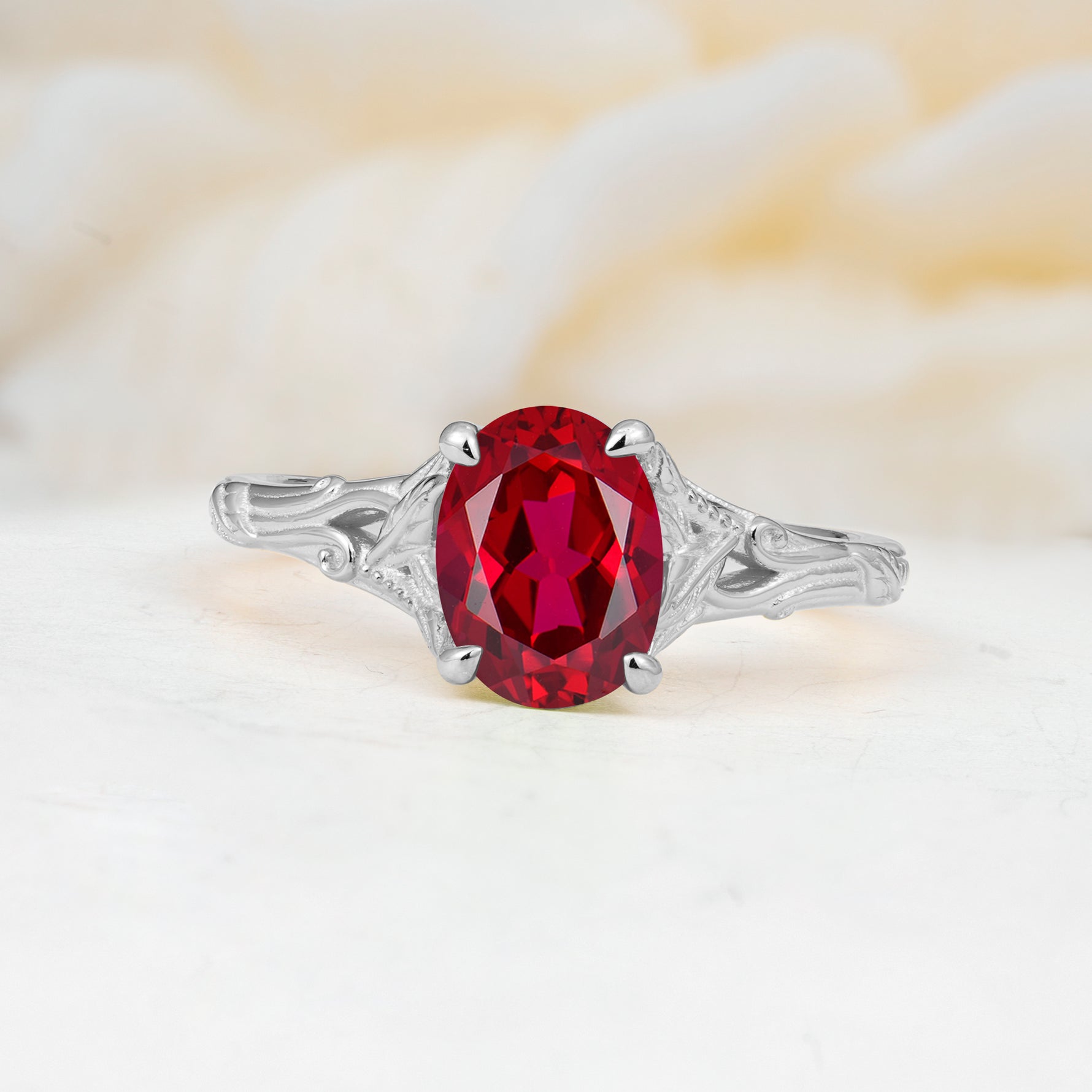 SR17592 Ruby Ring - Additional view