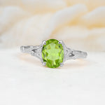 SR17592 Peridot Ring - Additional view