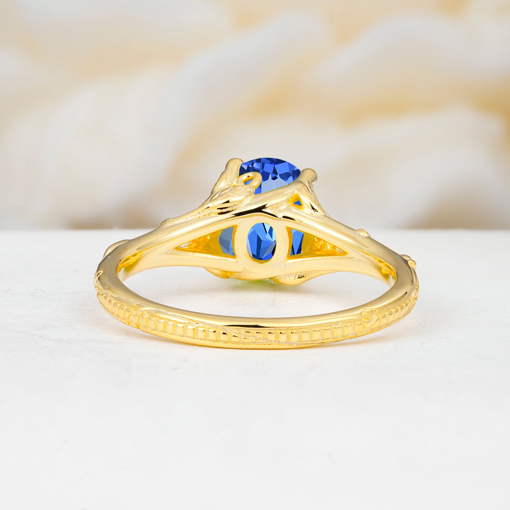 SR17592 Sapphire Ring - Additional view