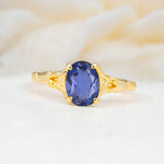 SR17592 Tanzanite Ring - Yellow-Gold