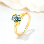 SR17592 Moss Agate Ring - Additional view