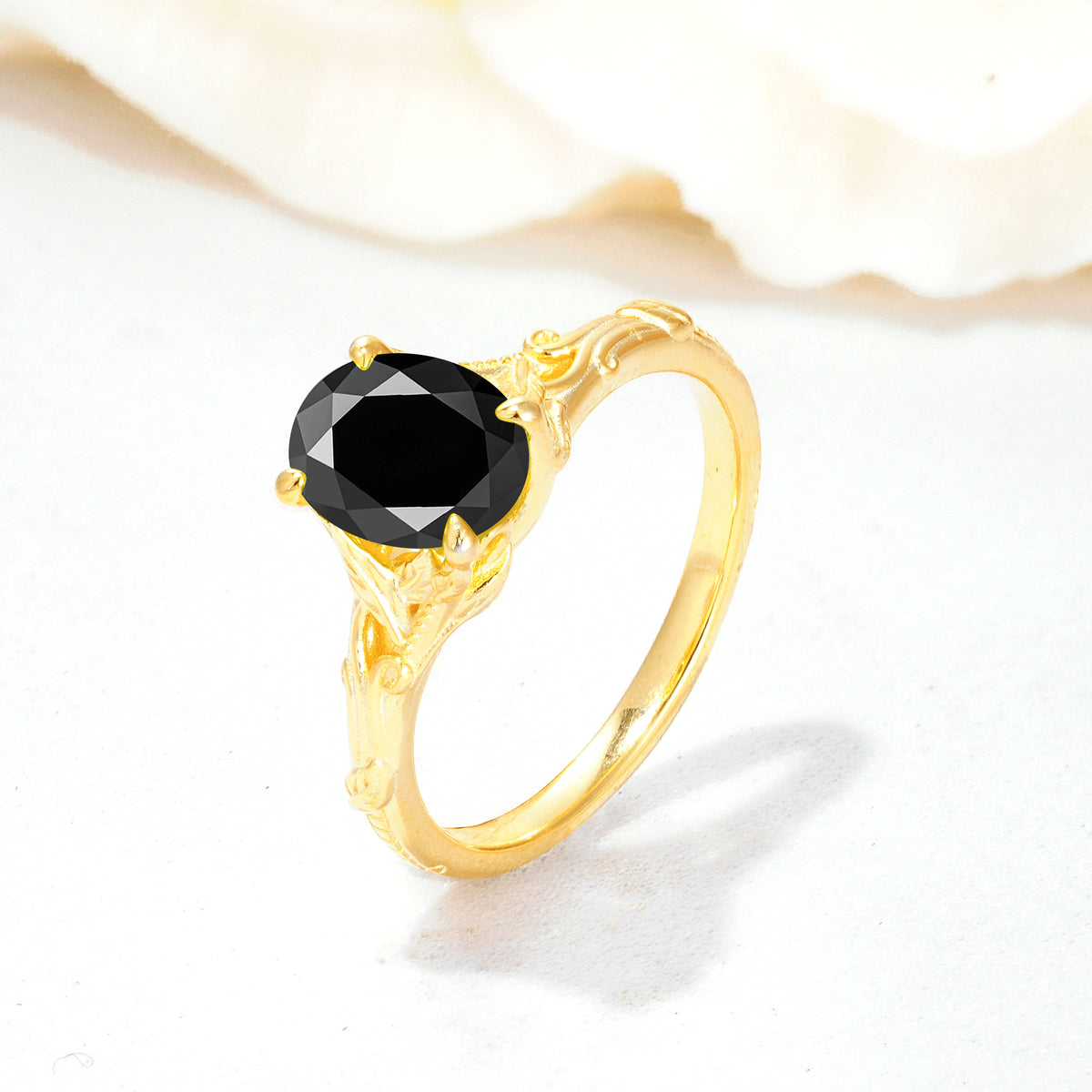 SR17592 Black Onyx Ring - Additional view