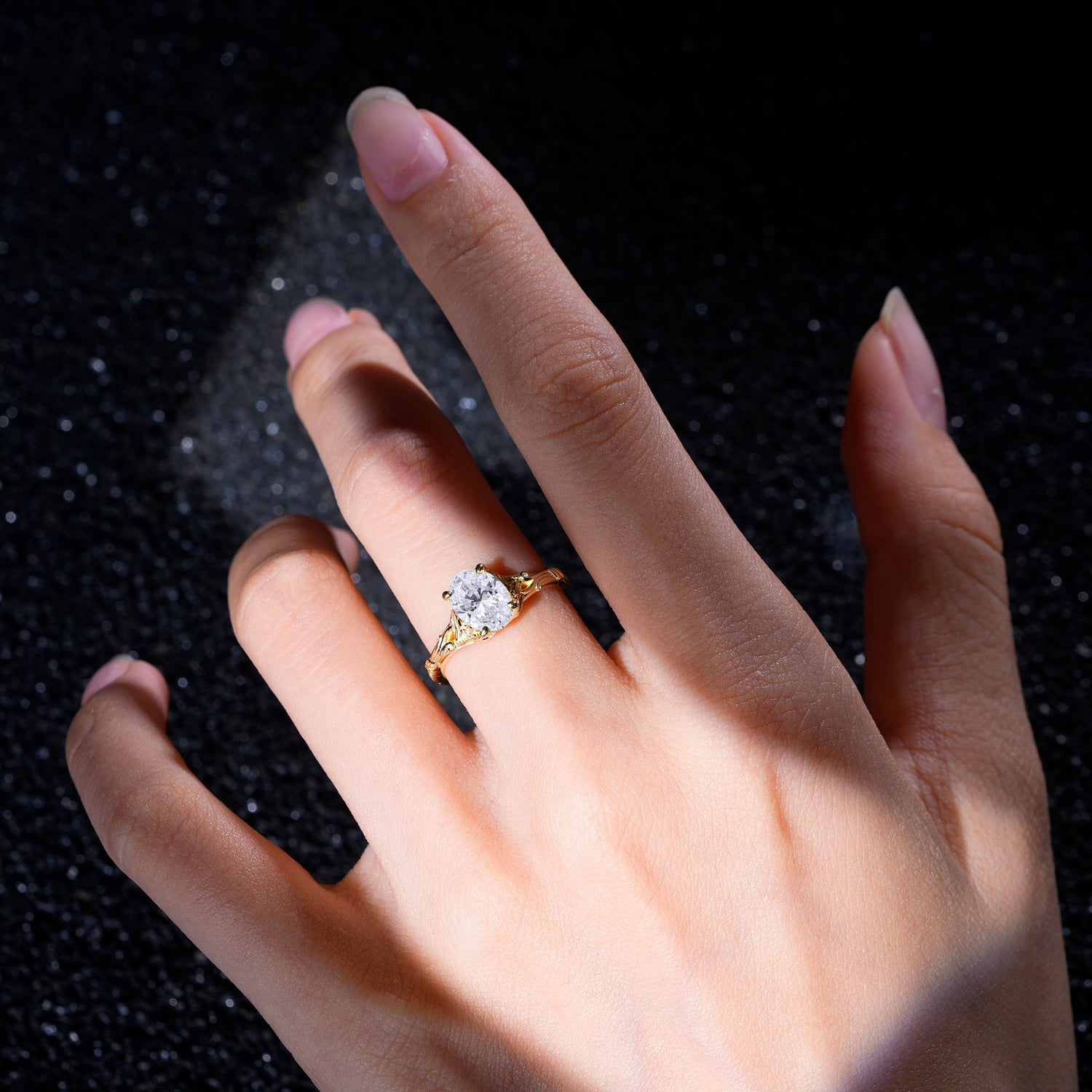 SR17592 Lab Diamond Ring - Rose-Gold