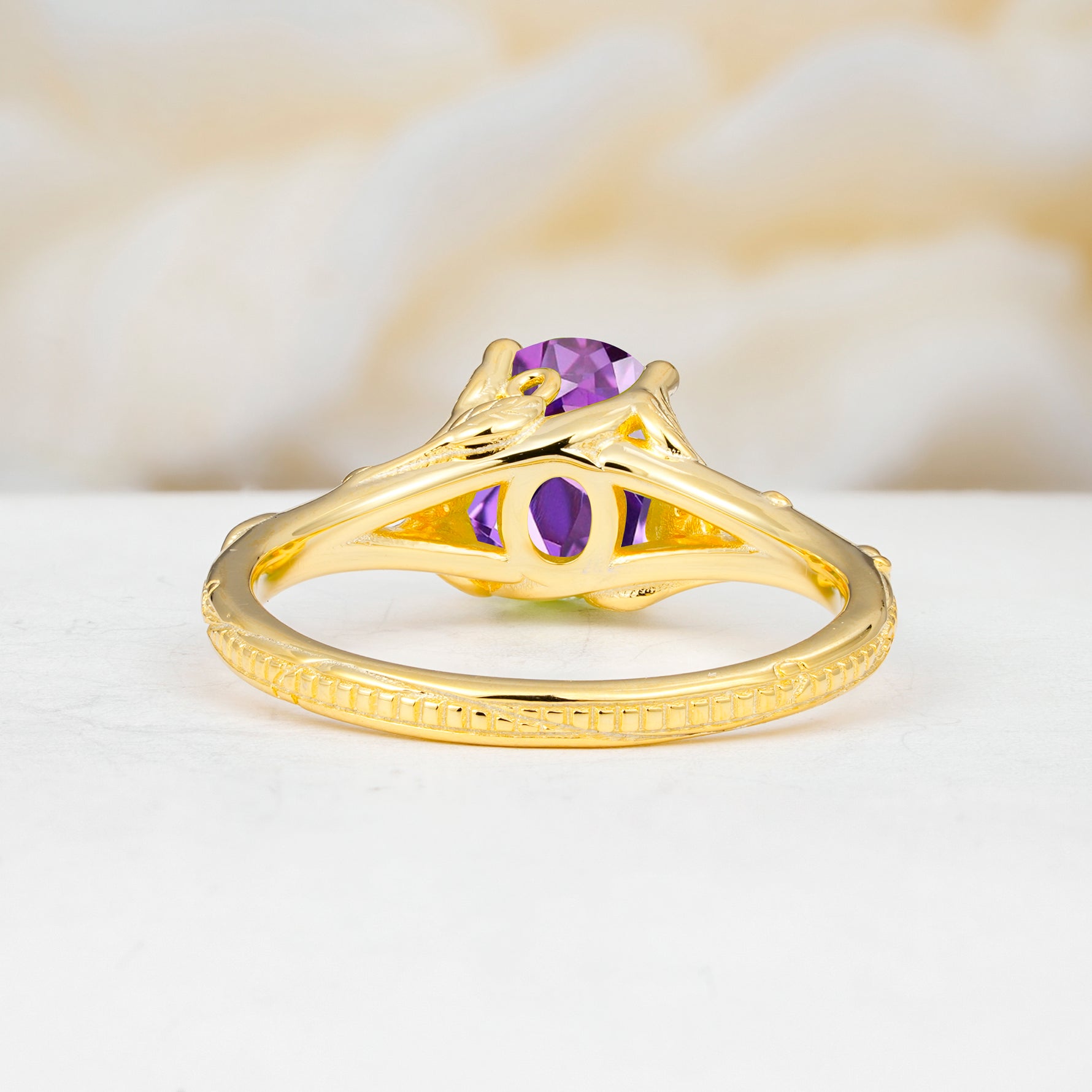 SR17592 Amethyst Ring - Additional view
