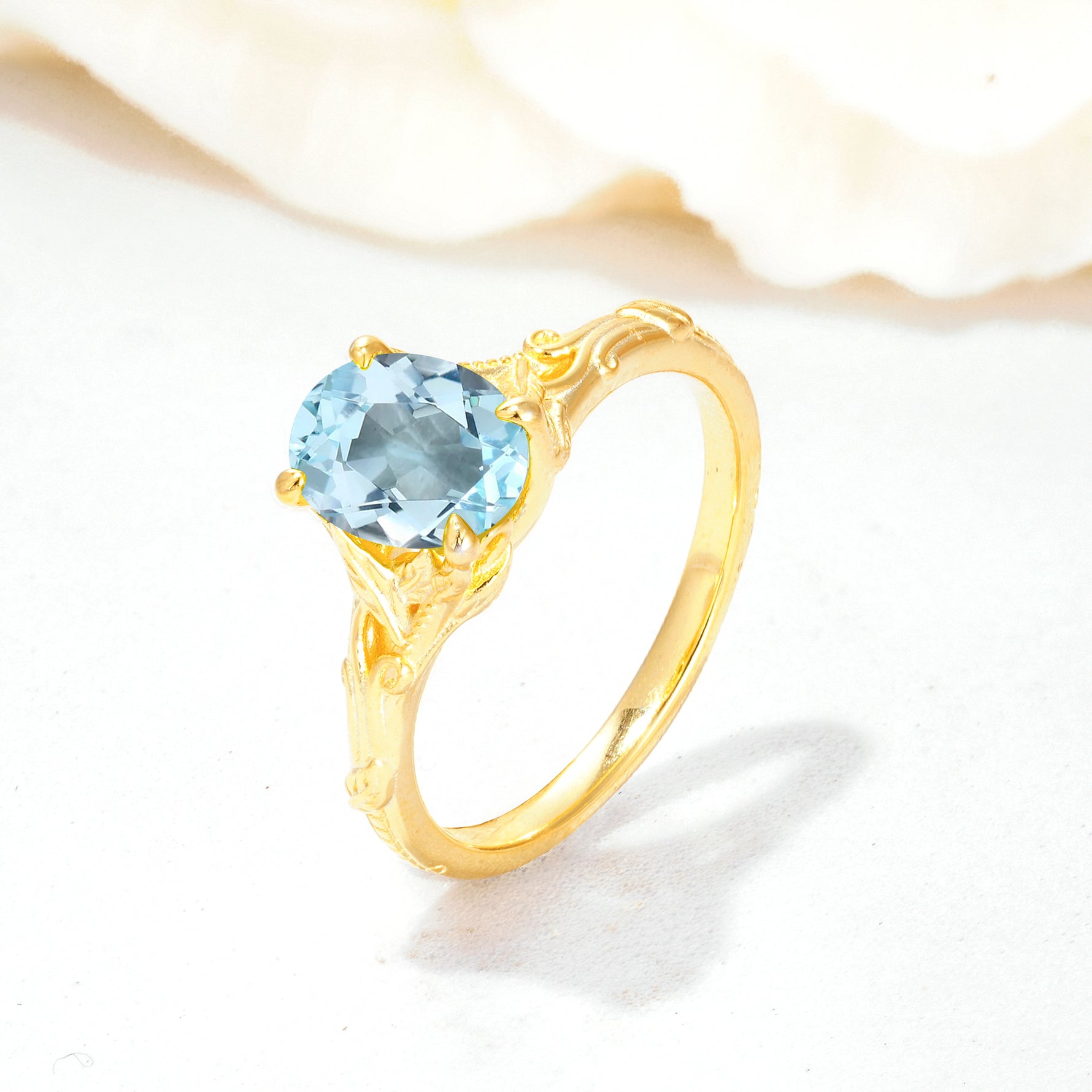 SR17592 Aquamarine Ring - Additional view
