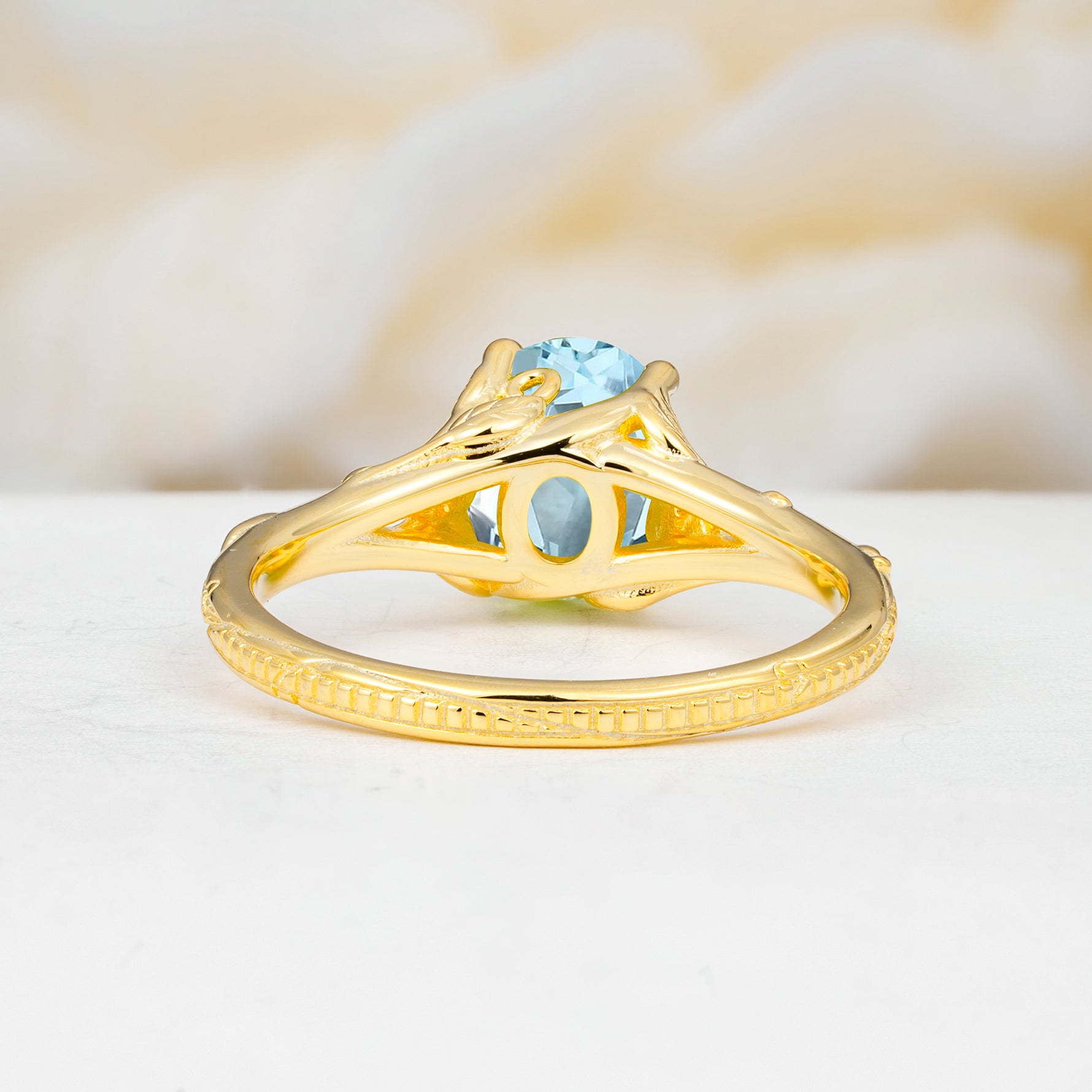 SR17592 Aquamarine Ring - Additional view